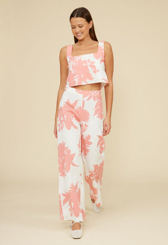FUCHSIA AND BLACK ZEBRA SET OF PANTS AND A BLOUSE