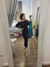 NAVY BLUE MIDI ASYMMETRIC DRESS