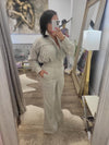 LIGHT GREY SUIT WITH BOMPER JACKET