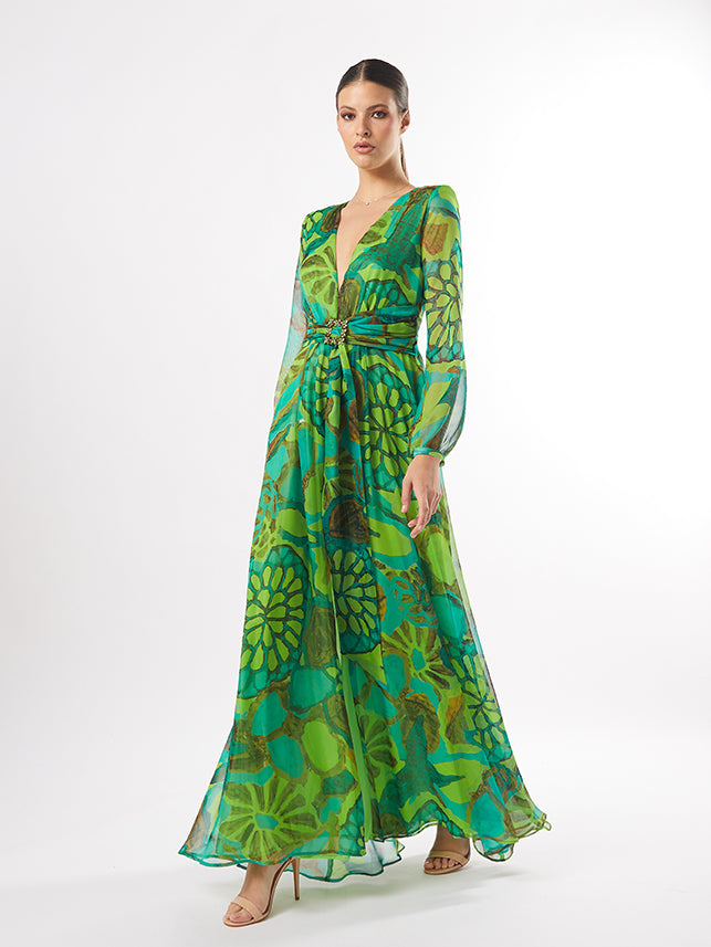 EMERALD GREEN DRESS