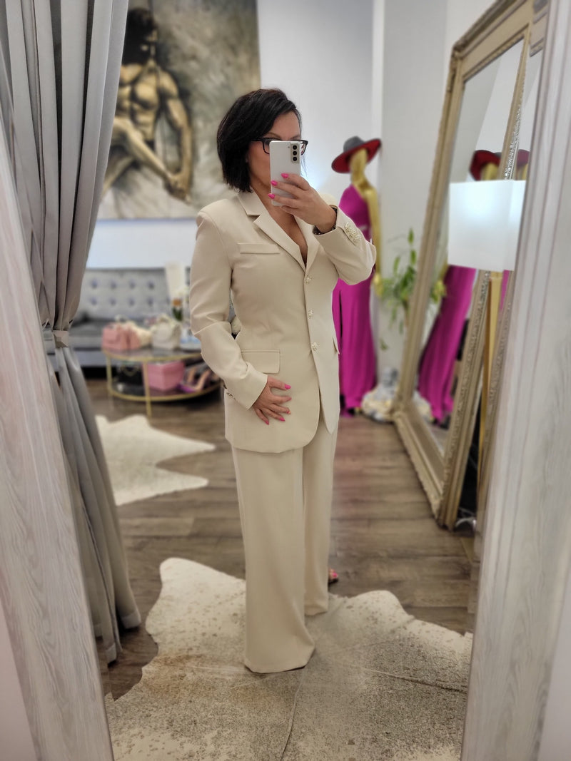 SAND COLOR SPRING SUIT