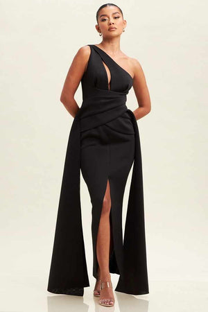 CLEARANCE - BLACK LONG DRESS