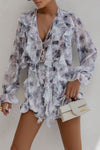 WATERMELON JACKET ROMPER WITH A BELT