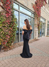 PLUM COLOR LONG DRESS WITH