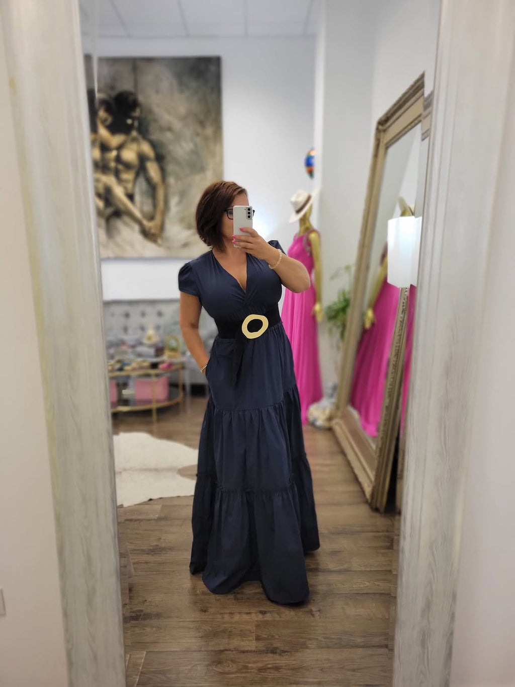 NAVY BLUE SUMMER MAXI