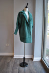 EMERALD GREEN SIMPLE ALPAKA JACKET