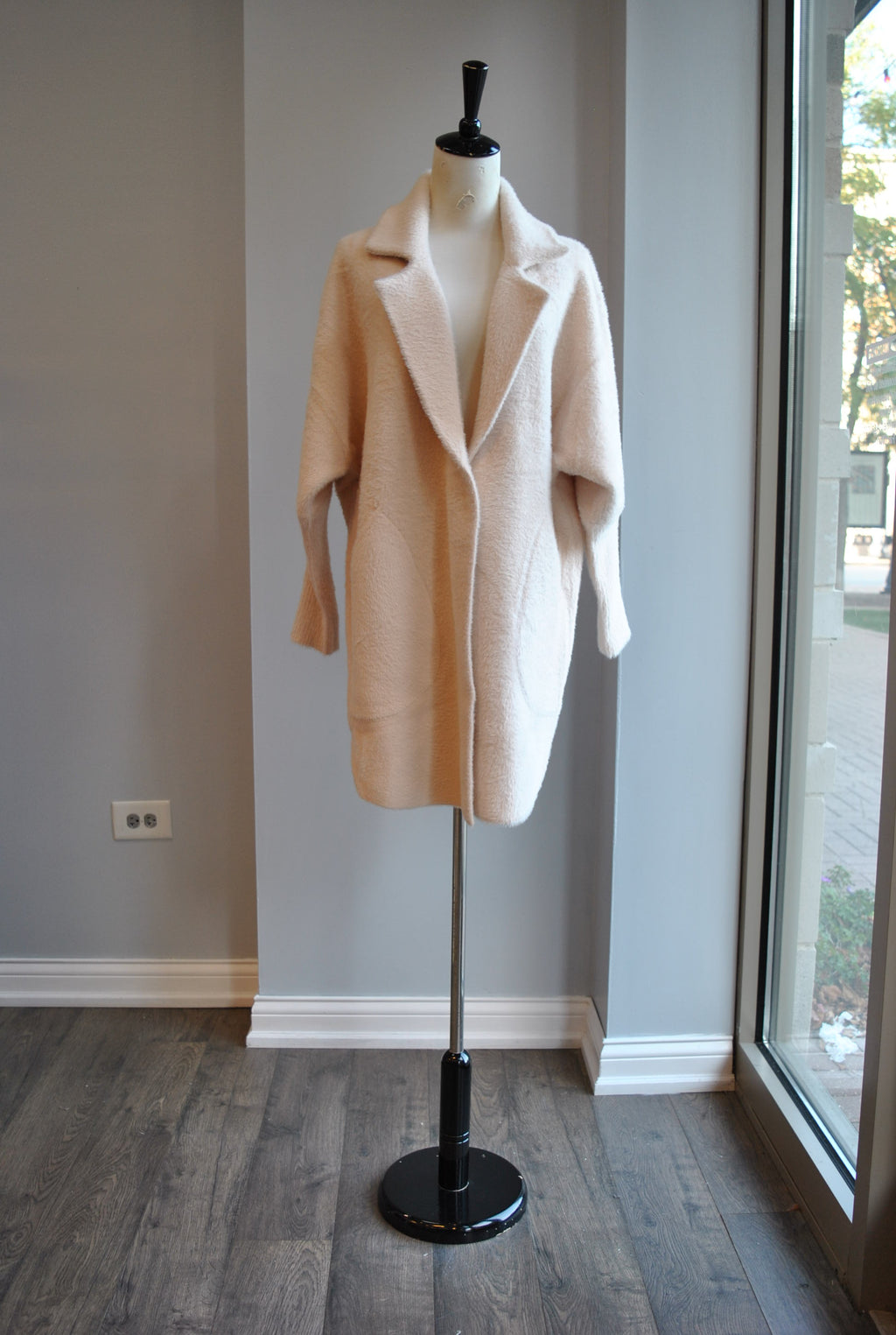 VANILLA SIMLE ALPAKA COAT
