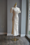 VANILLA LACE MIDI DRESS