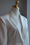 WHITE BLAZER WITH CRYSTALS
