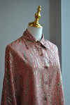 ROSE PINK BLOUSE WITH DOLMAN SLEEVES