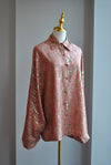 ROSE PINK BLOUSE WITH DOLMAN SLEEVES