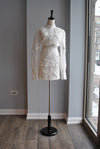 PRE- ORDER - WHITE LINNEN SET OF A BLOUSE AND A SKIRT