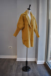 MUSTARD SIMPLE ALPAKA COAT