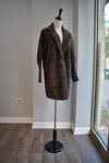 CHOCOLATE BROWN ALPAKA JACKET