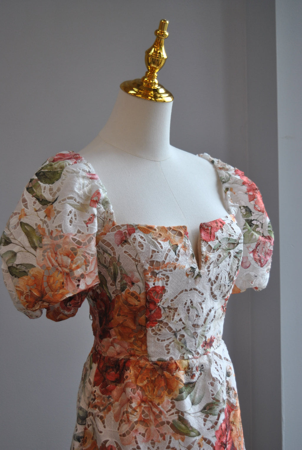 MULTICOLOR FLOWER MINI SUMMER DRESS