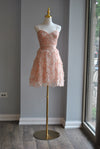 BLUSH PINK MINI SUMMER PARTY DRESS