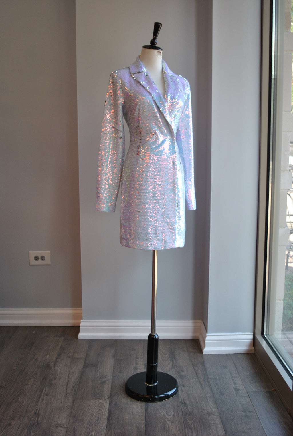 CLEARANCE - SEQUIN JACKET DRESS