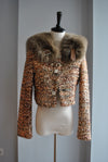 VANILLA FAUX FUR JACKET