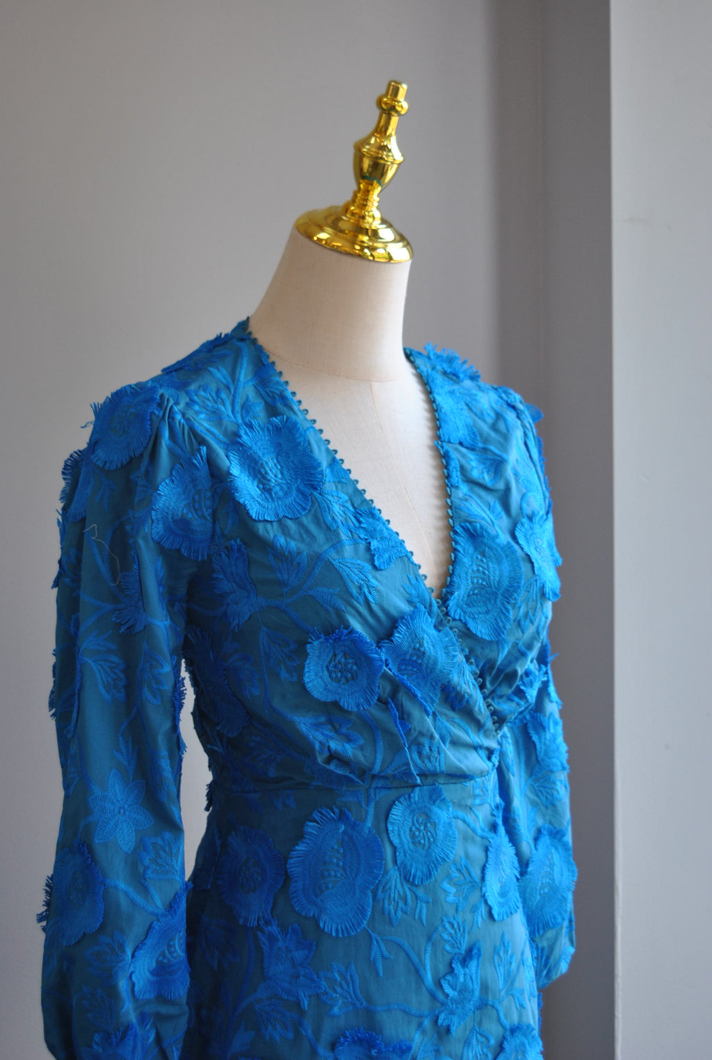 ROYAL BLUE MINI SUMMER DRESS