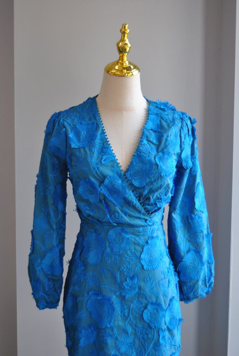 ROYAL BLUE MINI SUMMER DRESS