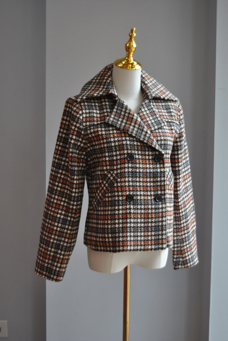 MULTICOLOR CHECK JACKET