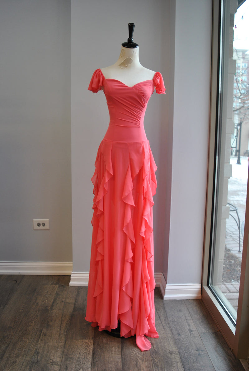 CORAL MAXI SUMMER DRESS Le Obsession Boutique CORAL MAXI SUMMER DRESS Le Obsession Boutique