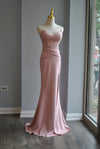 BLUSH PINK LONG EVENING GOWN