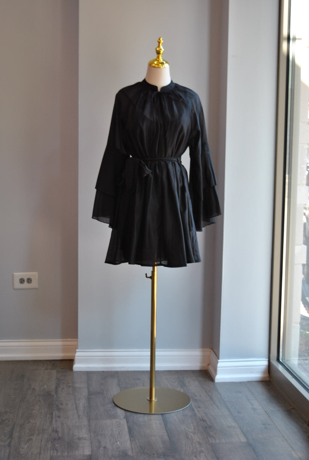 BLACK TUNIC DRESS