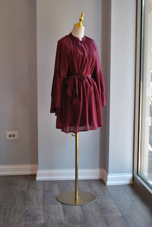 BURGUNDY TUNIC DRESS