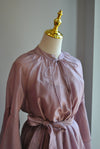 DUSTY PINK TUNIC DRESS WITH BELT