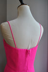 HOT PINK ASYMMETRIC DRESS