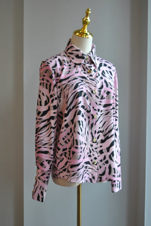 BLUSH PINK MULTI SPRING BLOUSE