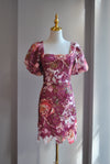 ORCHID MULTI LACE MINI DRESS