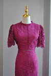 RRCHID MIDI LACE DRESS