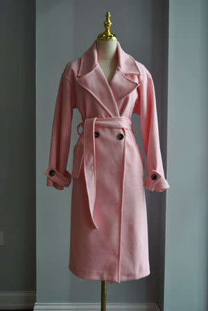 BLUSH PINK SPRING COAT