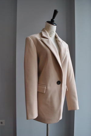 BEIGE SPRING BLAZER JACKET