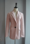 BLUSH PINK SPRING DOUBLE BREASTED JACKET