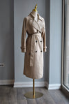 BEIGE SWEATER TRENCH COAT