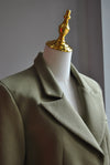 OLIVE GREEN CROPPED JACKET