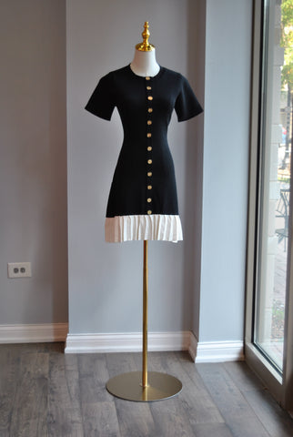 CLEARANE - GOLD SWEATER DRESS