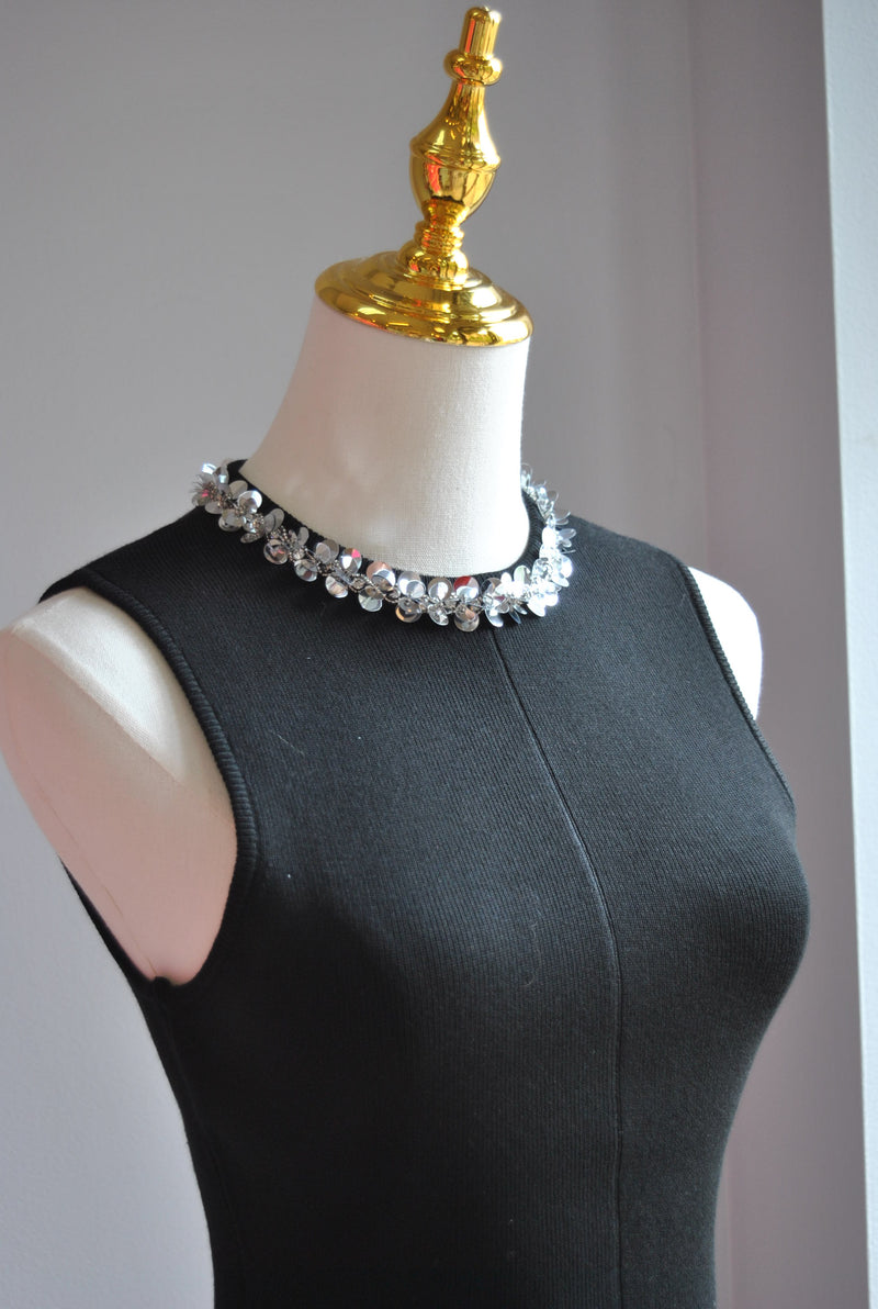 BLACK PEPLUM STYLE TOP