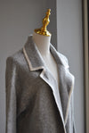 GREY SWEATER COAT