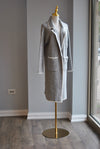 GREY SWEATER COAT