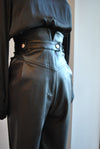 HIGH WAISTED FAUX LEATHER PANTS