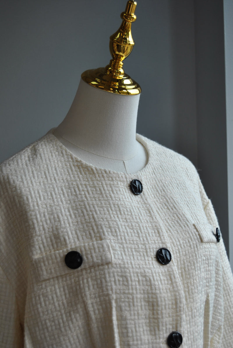 VANILLA CROPPED JACKET