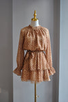 CARAMEL CHEETAH MINI DRESS