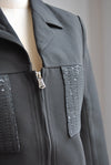 BLACK CROPPED BLAZER