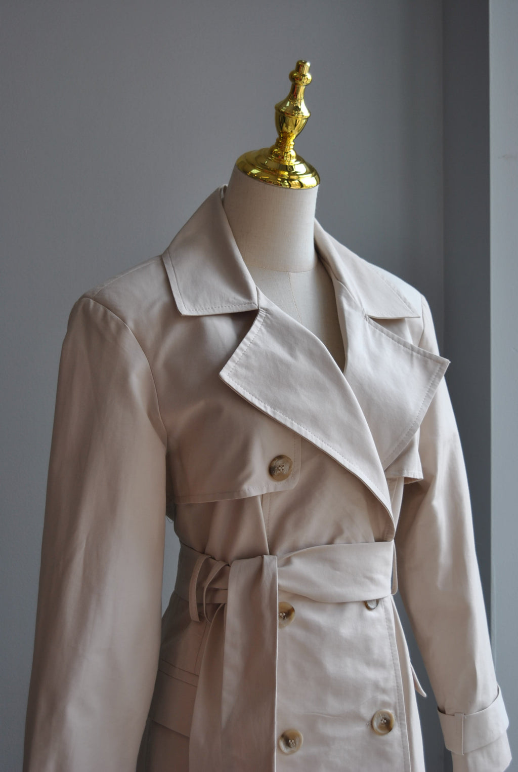 VANILLA SPRING TRENCH COAT