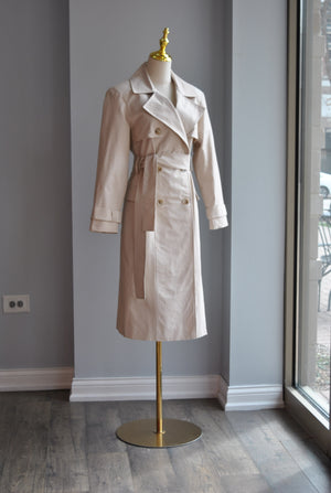 VANILLA SPRING TRENCH COAT