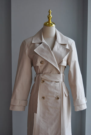 VANILLA SPRING TRENCH COAT